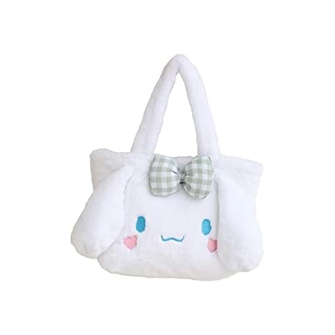 Kawaii Sanrio Plush Kuromi My Melody Cinnamoroll Bag Cute Beauty Travel Soft Suffed Anime Plushies Mochilas para niñas Regalo Cinnamoroll-I Cover