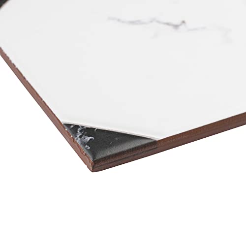 SomerTile Betera Blanco 13-1/8" x 13-1/8" Ceramic Floor and Wall Tile - Thumbnail 3