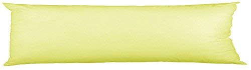 Lemon Bolster Pillow Case Pregnancy Support Pillowcase for Long Bolster Pillows Cotton Blend Bolster Pillow Case - 4.6ft (19" x 54")
