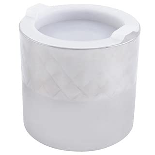 Bon Chef 9315DI 5.12 in. Dia. Diamond Collection Cold Wave Salad Dressing Container & Stacking Cover44; 28 oz