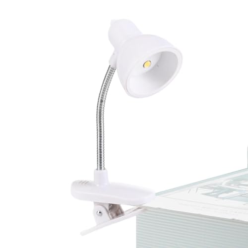 Lámpara de escritorio creativa con abrazadera, clip portátil, lámpara de estudio para el cuidado de los ojos para escritorio, mesita de noche, computadoras, perfecta para leer, luz nocturna portátil