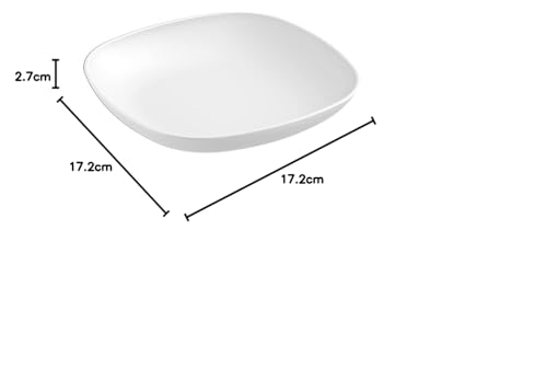 Prato Mix Essential, Coza, Branco, 172 x 172 x 27 mm