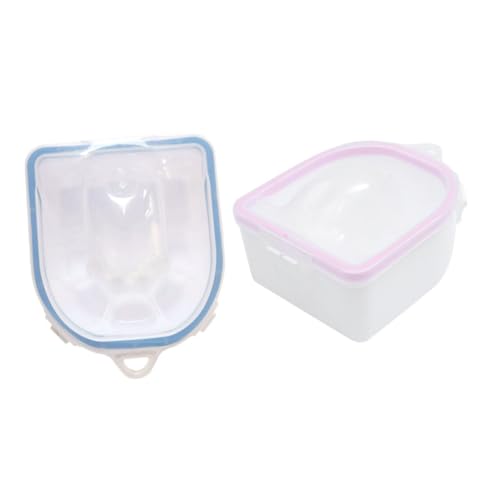 FRCOLOR Professional Nail Care Set 2pcs Hand Soaking Bowls Remover Gel for Manicure Soak Nail Polish