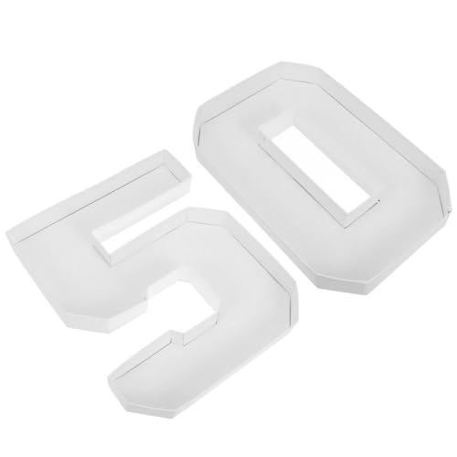 Boîtes en papier forme chiffres Uonlytech bonbons charcuterie anniversaires fêtes x2