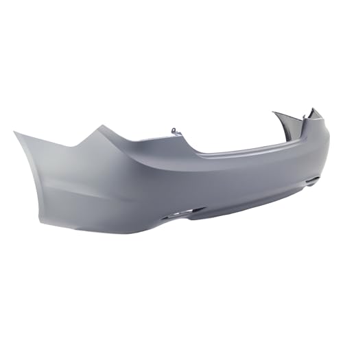 Image of FitParts Compatible with Hyundai Sonata 2011-2013 Rear Bumper Cover | Sedan, Ready to Paint, OEM 866103Q100, HY1100176
