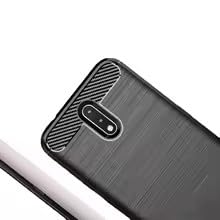 Image of Hybrid Carbon Fiber Back Case for Nokia 2.3 (Black)