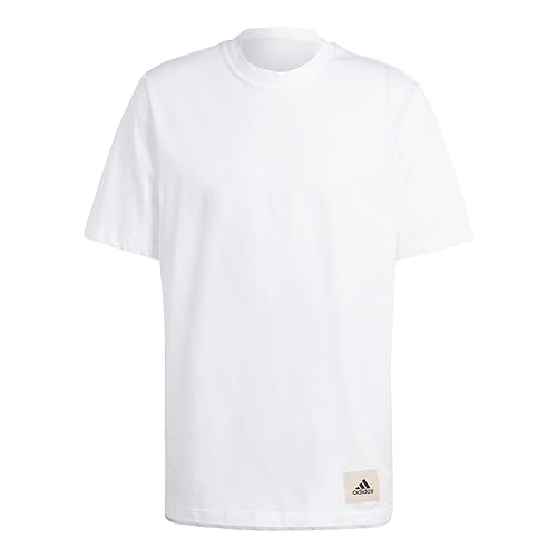 adidas Homme Lounge Still Life Bowl Graphic T-Shirt, White, S adidas Homme Lounge Still Life Bowl Graphic T-Shirt, White, S