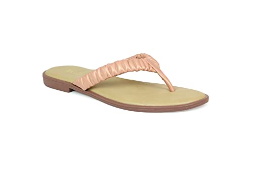 Image of Inc.5 Womens 101018 Peach Flat Sandal