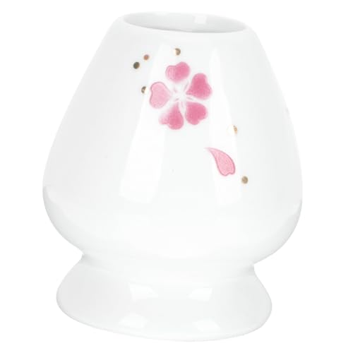 Abaodam 製 セラミック茶筅放置工具 桜色コンパクト設計 抹茶用立てる道具 持ち運び便利で手入れ簡単 お茶好きへの贈り物に