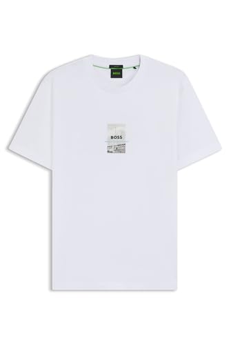 T-Shirt décontracté BOSS Hommes en coton stretch contre le manque de style