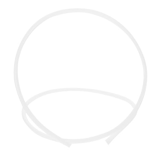 Amosfun Ptfe Tubing 3mm Diameter 1 Meter for 3d Printer Filament Tube White for Smooth Filament Feeding Enhance Print Qu