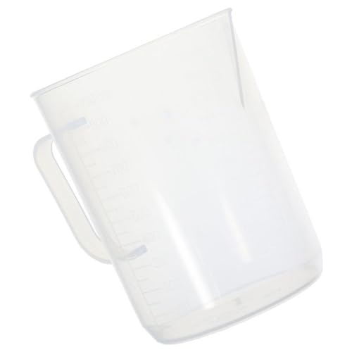 Vaso medidor de resina 1000 ml plástico silicona miniatura 5