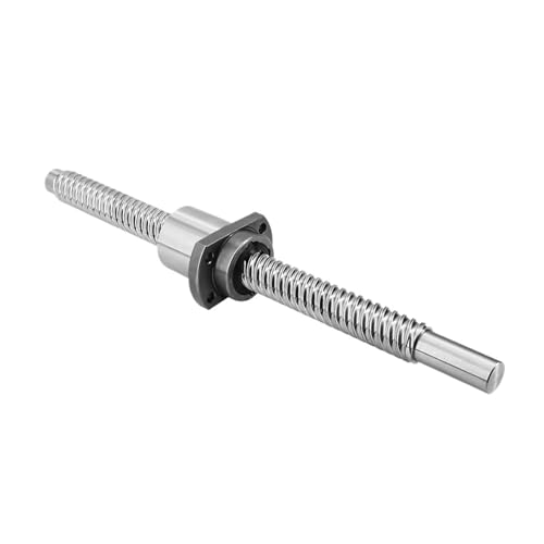 Metal Ball Screw nut end Processing Ball Screw SFE1616 1pcs Ball Screw with End Machined+ 1pcs Single Ball Nut(750mm Total L)