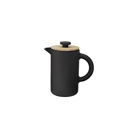 Stelton Theo French Press, Stone, Black, 18 x 10 x 19 cm Cover