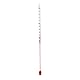 Lantelme Laborthermometer Glas 0°C bis 200°C 30cm Lang Ø 0,7cm | Analog Thermometer Säure lösemittelbeständig | Messinstrument für Flüssigkeiten in Labor Schule Forschung Industrie Brauerei Kelterei