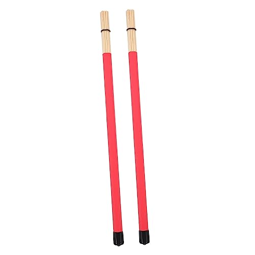 Par de baquetas para percusión color rojo miniatura 1