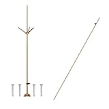 3.5FT Copper Lightning Rod Kit with 4FT Ground Rod and Down Conductor Clamp UL Listed,Great for House Roof,Signal Tower,Oil Tankers