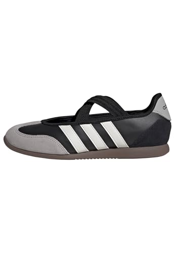 adidas Femme BARREDA Mary Jane Shoes, Core Black/Core White/GUM5, 37 1/3 EU