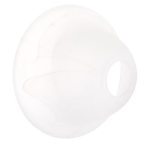 Abat-jour en verre transparent pour lampe E27 suspension et plafonnier