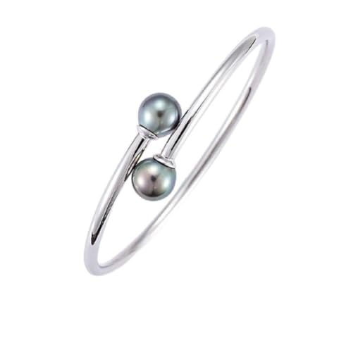 Bracelet argent 925 perle de culture de Tahiti, le cadeau idéal réglable pour femme