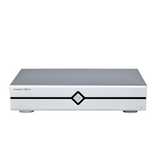 Image of Gustard S26 Music Server, Digital Audio USB Audio Interfaces GCLK-02 Clock Module Network 10MHz Clock, Ultra-Low Latency Audio Processing System CelPlayer Roon Core UPnP Server, Silver