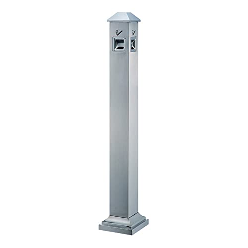 Cendrier de sol extérieur en acier inoxydable design moderne pour terrasse