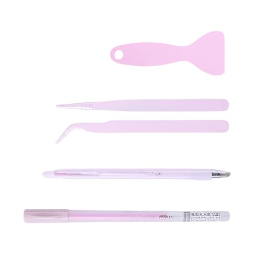 4PCS Mehrzwecke Scrapbooking Handwerkswerkzeug Umfasst Kleber Applikator Spatel Ceramic Cutter Und Pinzetten Für Kunsthandwerkswerkzeug