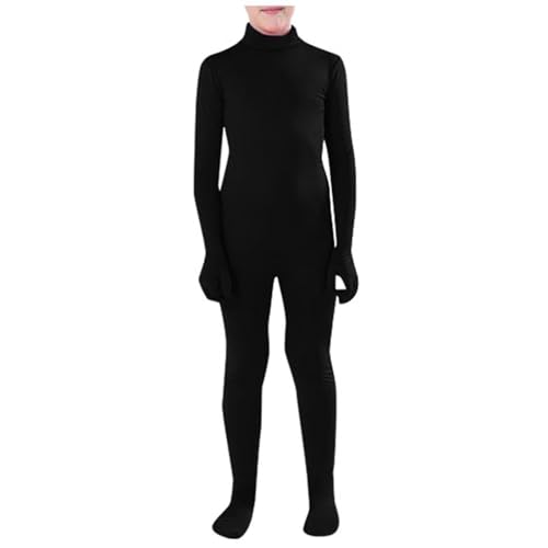 Traje de cuerpo entero para hombre y mujer, disfraz de cara abierta, disfraz de Halloween, disfraz de segunda piel, mono unisex para adultos, body ajustado de una pieza, elástico, disfraz de Halloween