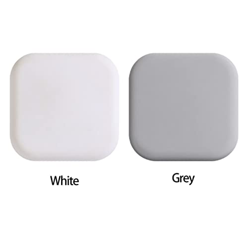 Pegatina muda silicona gris y protector portátil de puerta para dormitorio 3
