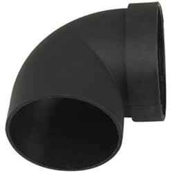 Ventilador S&P Turbo 3000 JNNJ Ventilación Tubo Redondo Codo Conector, Codo 90 Grados Conector Para Tubos Redondos Ventilación, Conducto Aire Plástico Codo Tubo Conexión Salida, Para Diesel Barco Coche Accesorio(75mm)