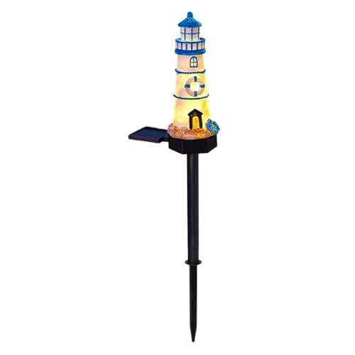 Generico Luces de exterior para jardín | Lámpara de jardín con forma de torre - Iluminación exterior impermeable decorativa para vallas, caminos, balcones y terrazas