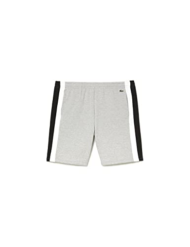 Lacoste Herren Gh5584 Klassische Shorts, Silber China/Schwarz-Weiß, L