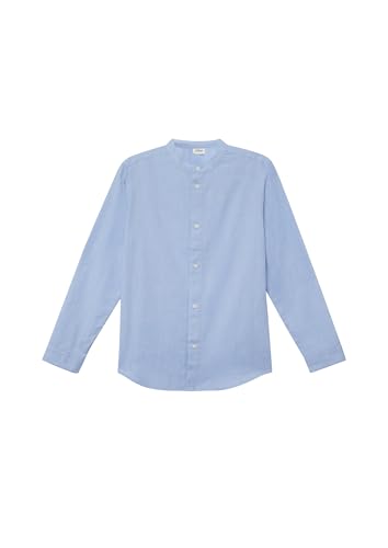 Chemise à manches longues garçon s.Oliver avec col classique et boutons robustes