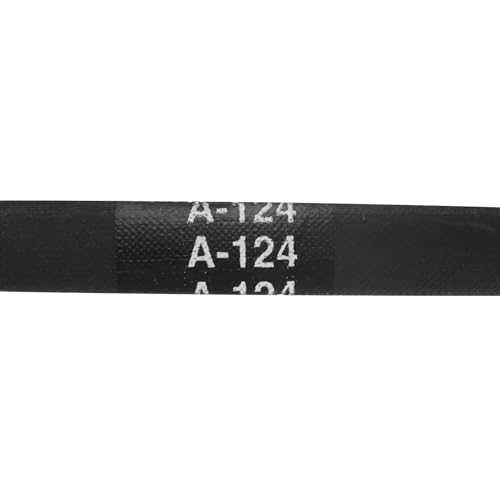 Image of uxcell A124 or 4L1260 Classic Wrapped Rubber V-Belt, 124 inch(3150mm) Inside Circumference, A Profile V Belt