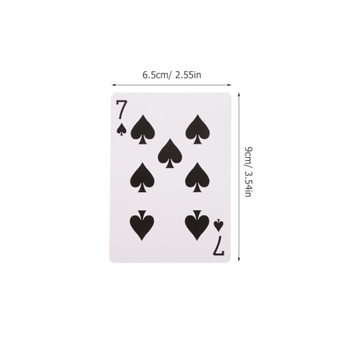 Cartas en Blanco para Poker 1 Set de Papel para DIY miniatura 2