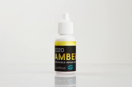 15 ml Warm Weather Windshield Rock Chip Repair Resin, Professional Windshield Repair Thicker Resin Liquid (Amber)