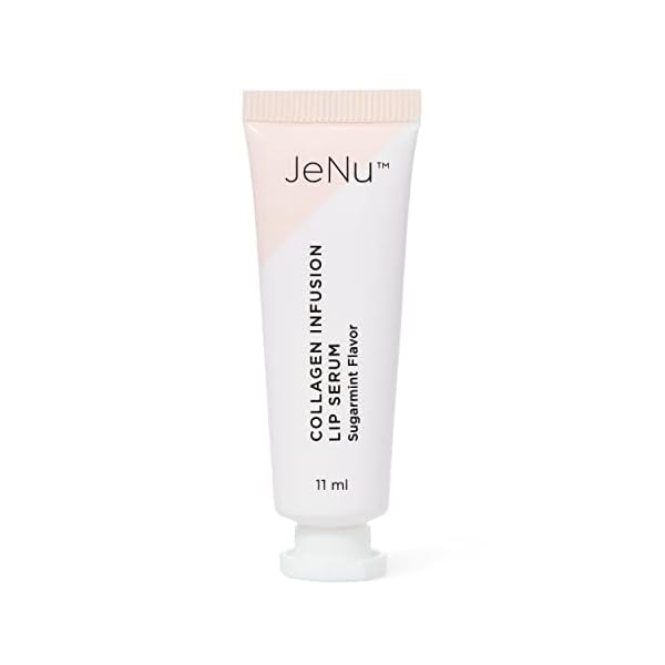 Trophy Skin JeNu Collagen Infusion Lip Serum - Lip Plumper and Moisturizer with Sugarmint Flavor, Peppermint Oil…
