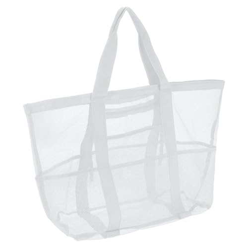 uxcell Mesh Beach Tote Bag, 1Pcs 25