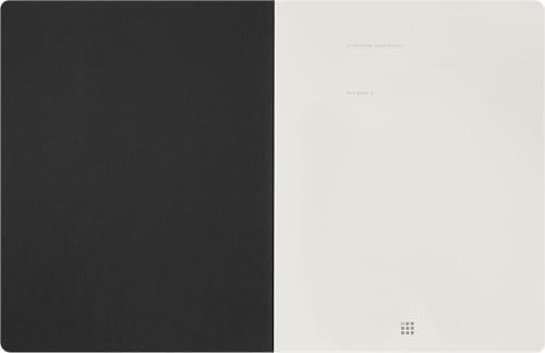 Moleskine Student Cahier Journal, Soft Cover, Ruled/Lined, XXL (8.5" x 11"), Black, 120 Pages, Set of 2 by Moleskine - Used condition - US$15.24