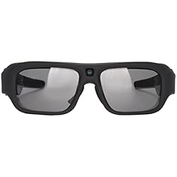 Camaras De Vigilancia Espias Cryfokt Gafas de Sol de Vídeo 4K Foto 2K Vídeo Deporte Acción Cámara 30FPS Cámara de Vídeo con Protección UV Lente Polarizada Gafas de Sol de la Cámara para los Hombres de Equitación, Motocicleta