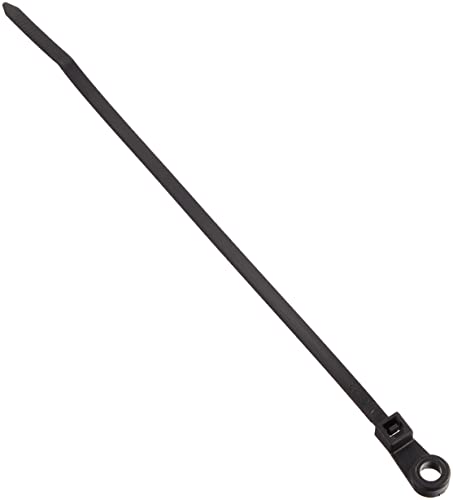 ELPA KBN-N150030(BK) Cable Ties 5.9 inches (150 mm), Screw Fixing Type, Pack of 30, Tensile Strength, 40.9 lbs (18.2 kg), Weather Resistant