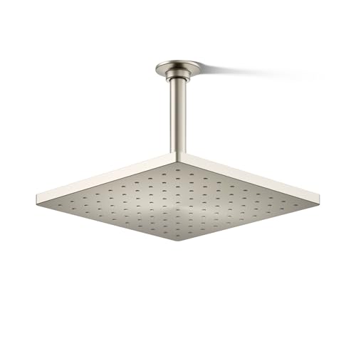 Kohler 26149-G-BN Honesty® 10' single-function rainhead, 1.75 gpm, Vibrant Brushed Nickel