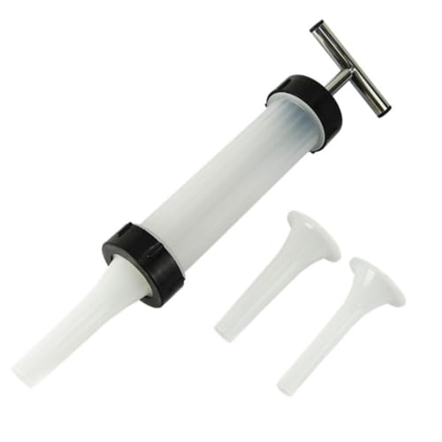 Cabilock Hand Food Grade Sausage Stuffer Manual Filling Machine for Homemade Sausages Easy to Clean Kitchen Tool