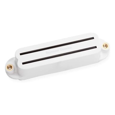 Seymour Duncan SHR-1B Hot Rails Single Coil Sized Humbucker - High Output Strat Bridge Pickup for Rock and Metal Cover