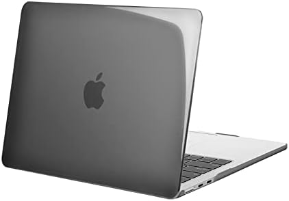 MOSISO Compatible with MacBook Air 13.6 inch Case 2022 Release A2681 M2 Chip with Liquid Retina Display & Touch ID, Protective Plastic Hard Shell Case Cover, Black