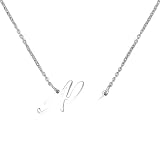 JRose Collections Identité Personalised Name Necklace – Popular Girls’ Names & Titles – Adjustable Chain in Gift Box by Mulberry Studios (Alice)