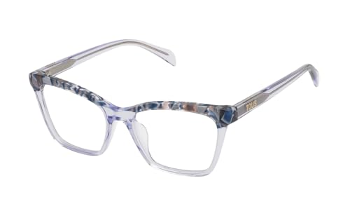 Tous Eyeglass Frame VTOB92V Shiny TRANSP.Liliac 53/17/135 Mujer Gafas