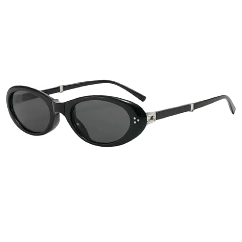 Gyios Gafas De Sol Exquisitas Protección Solar para Viajes Y Compras Al Aire Libre Neutrales con Diseño Marco Plegable Ovalado 03