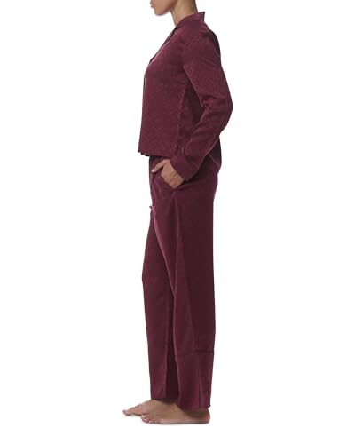 Tommy Hilfiger Women's Notch Top & Long Pant 2 Piece Pajama Set3
