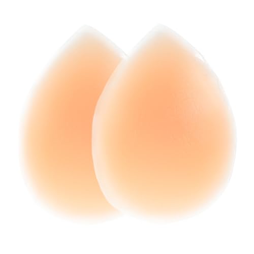 KOMBIUDA 2個 シリコンヒップパッド 女性用のお パッド バットリフター 女性用シリコンバットパッド シリコーンバットパッド 大きなお のためのバットパッド シリカゲル Beige